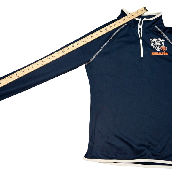 NFL Chicago Bears Qtr Zip Pullover Womens Large NFL‎ Football - Picture 7 of 7